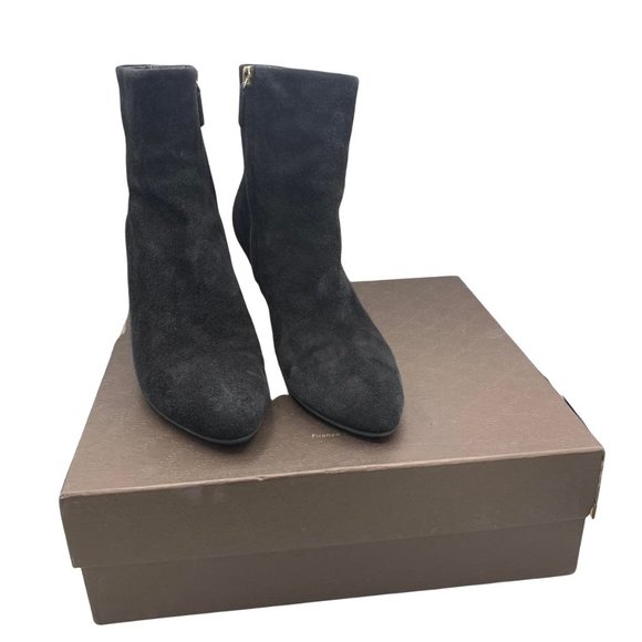 Gucci Suede Leather Sock Boots Women's Wedge Heels Size 8.5 - Picture 7 of 10